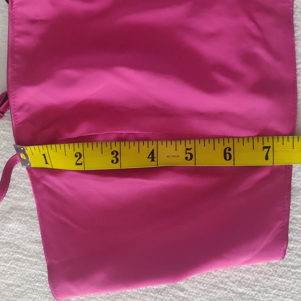 House Of Harlow 1960 Magenta Pink Crop Top Satin. Size L - Picture 8 of 9
